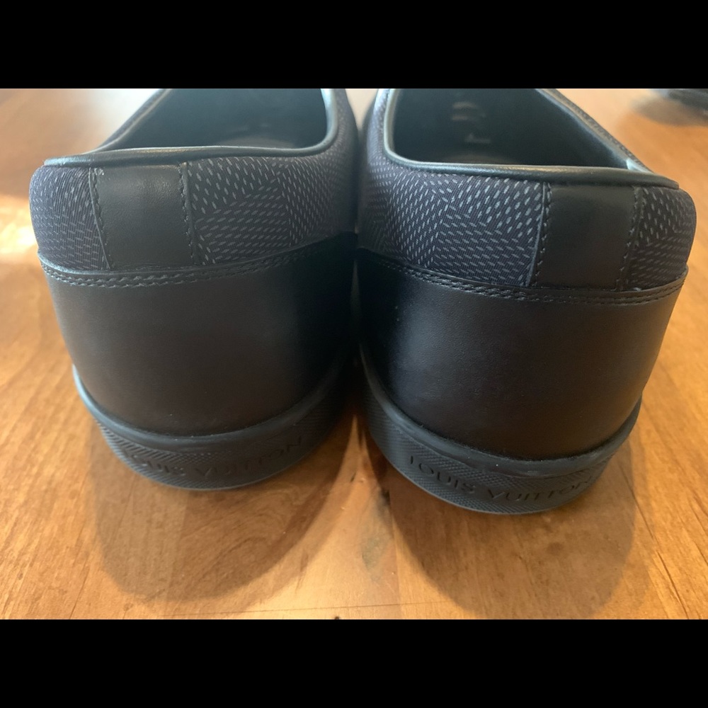 Louis Vuitton Damier triple black low tops - Picture 3 of 9